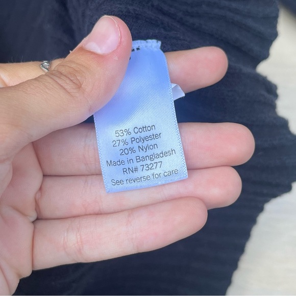 Croft & Barrow Large Black Turtle Neck Long Sleeve Casual Sweater Fall Winter - Picture 6 of 6